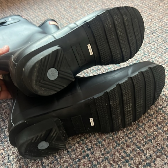 Hunter boots rain boots black size 10 tall - Picture 9 of 10